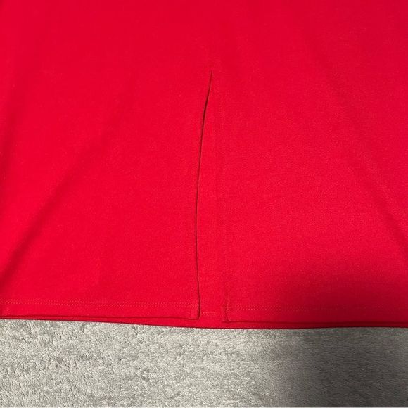 Asos midi sleeveless dress in red size 10 EUC - Picture 7 of 10